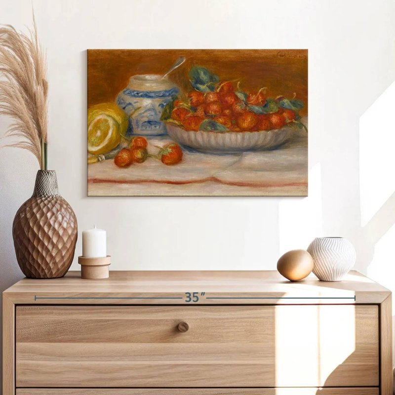Yarlin Strawberries 1905, 16" H x 24" W