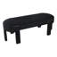 Sagebrook Home 48" Aberdeen Black Velvet Bench