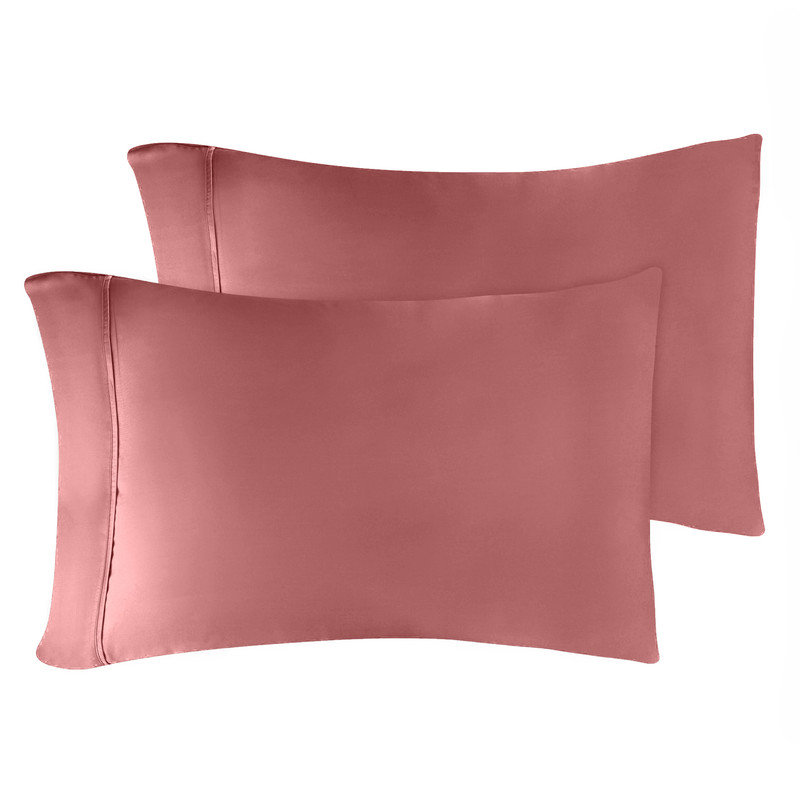 Taie d'oreiller en mélange de coton égyptien 400 fils Luxor Treasures, Standard, Rosé