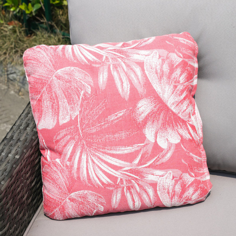Coussin décoratif intérieur / extérieur en coton réversible