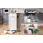 Wood Handle Tilt Out Trash Can - 10 Gallons-789052207