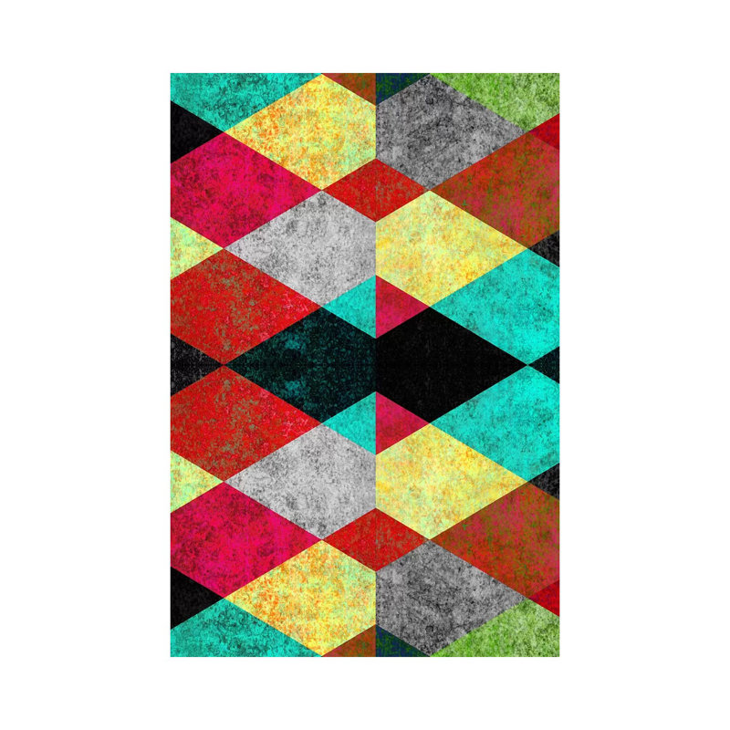 Geometric Mundo D by Diego Tirigall - Wrapped Canvas Print, 66.04 cm H x 45.72 cm W x 1.91 cm D