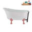 1300.5mm x 650.2mm Soaking Acrylic Bathtub-1679196279-1679196286