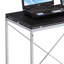 Bureau d'écriture en métal avec tablettes