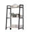 Natural & Black Finish 24"W Bookshelf