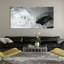 "Dark Ranunculus I B" Frameless Free Floating Reverse Printed Tempered Art Glass Wall Art