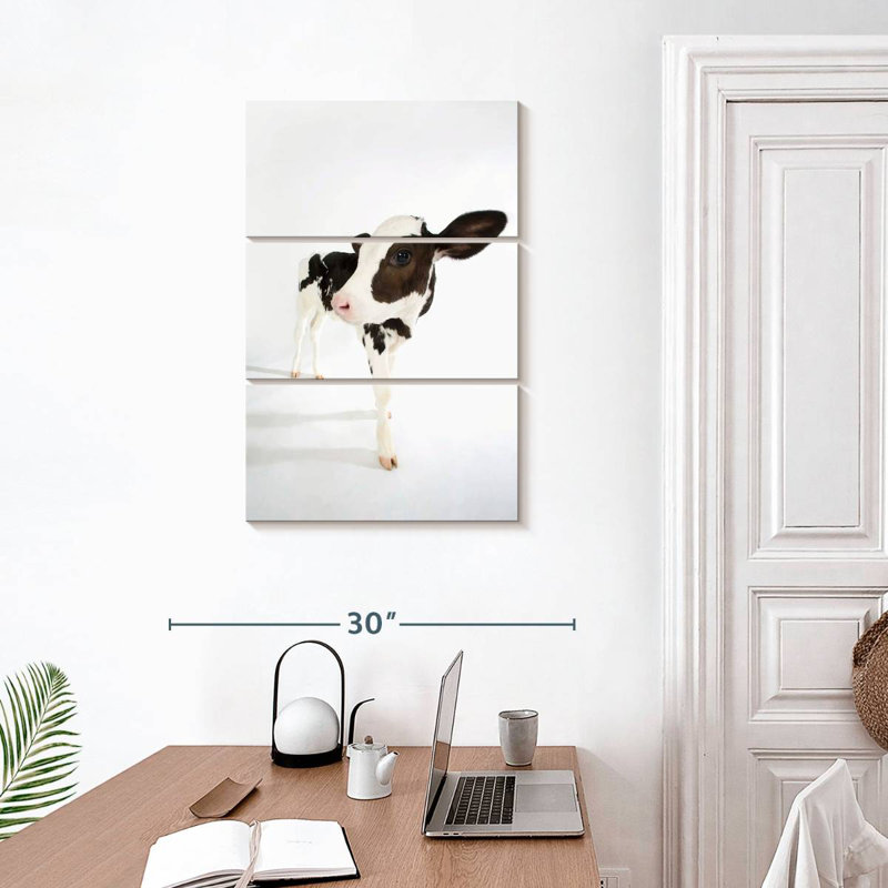 Charmante vache Brampt, H 32 po x l 20 po