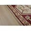 Tapis en laine rouge/beige 4 pi 11 po x 7 pi 4 po one-of-kind à la main noué la Barrview