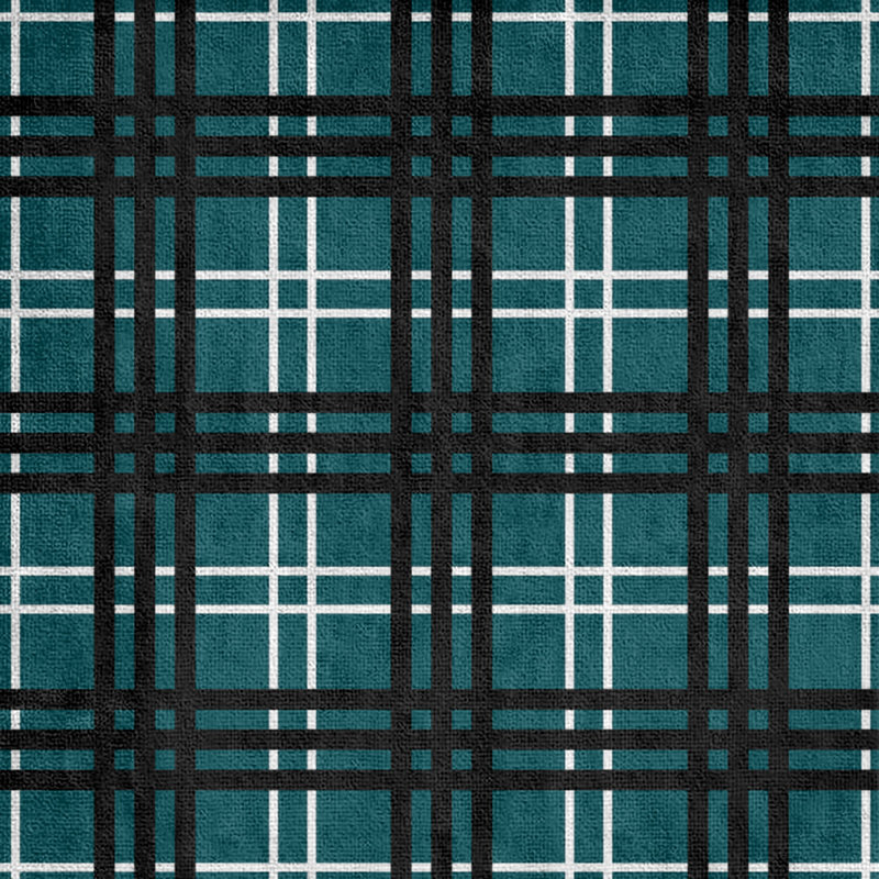 Bath Towel, Polyester/Cotton Blend, Midnight Green/White/Black