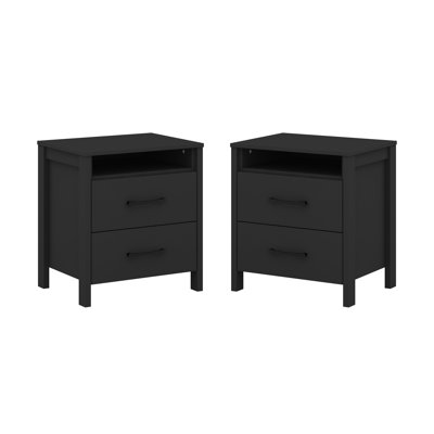 Chabot Modern 2-Drawer Nightstand Set Of 2
