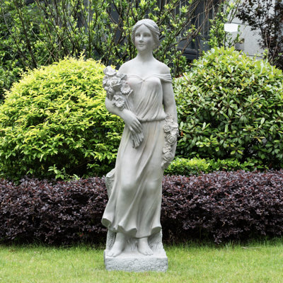 78.7"H Maiden Greek & Roman Garden Statue