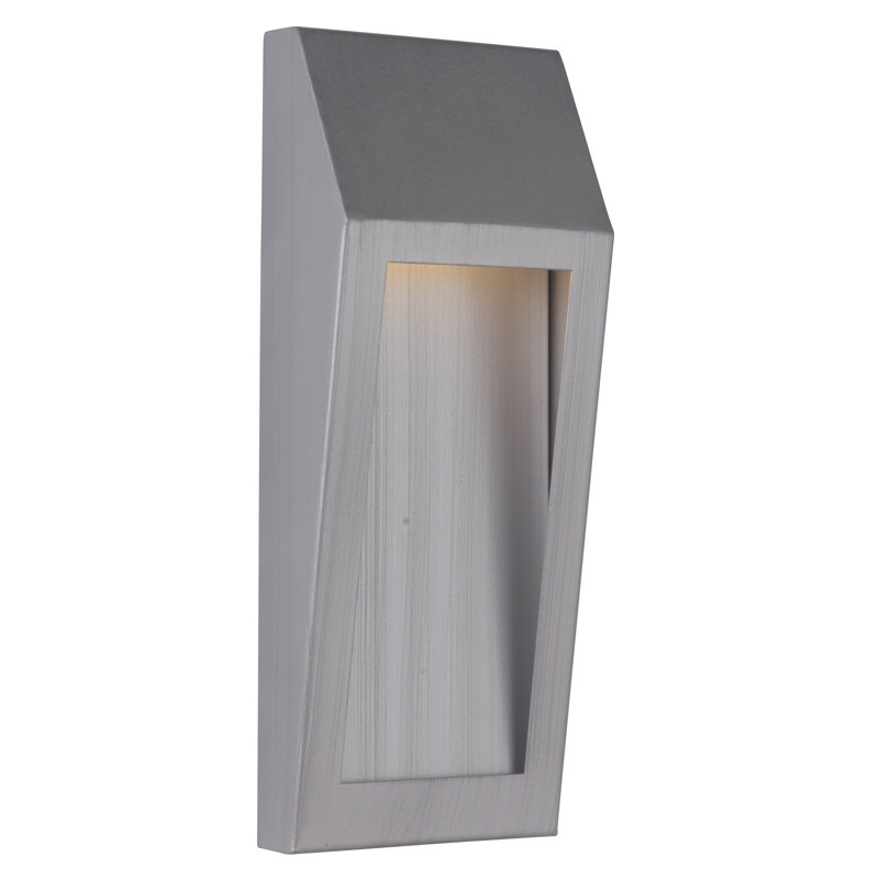 Duran LED Wall Light, 11" H x 4.5" W x 2.25" D, Brushed Aluminum