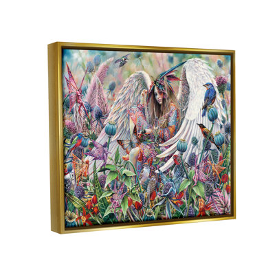 «Angel & Fairies Vivid Meadow» par Sheila Wolk, peinture