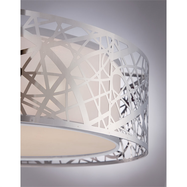 Colleen 3 - Light Dimmable Drum Chandelier