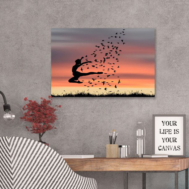 « danse » par dominic liam, reproduction de photo sur toile tendue, H 24 po x l 36 po x P 1,5 po
