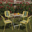 Plastic Patio Dining Set Table,