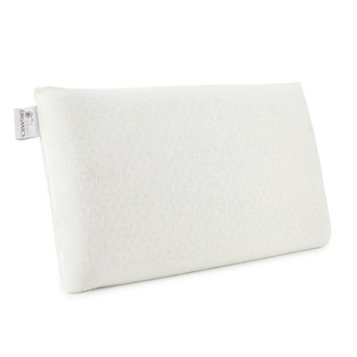Oreiller de sommeil en latex 100% naturel Whisper Organics, infusé de charbon de bois - 6 pouces d'épaisseur - Oreillers en mousse de latex mi-ferme - Housse en coton biologique certifié GOTS, oreiller en caoutchouc (très grand)