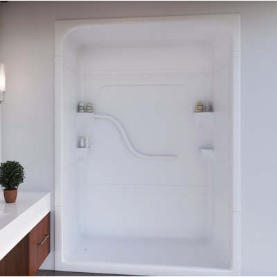 Cabine de douche rectangulaire et base inclus h 84,5 po x l 60 po Madison