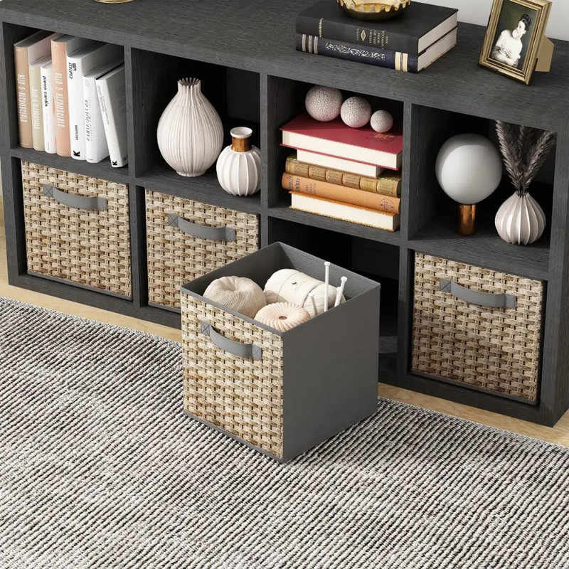 6 Drawer Storage Drawer, Grey