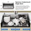 32" Single Bowl Stainless Steel Drop-In Kitchen Sink-114805354