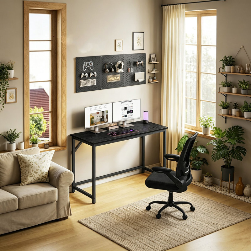 MDF Steel Computer Desk