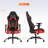 BestOffice Adjustable Padded Armrests and Reclining PC & Racing Game Chair-1240755420