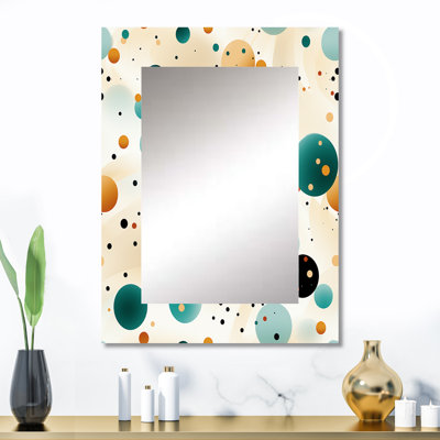 Motif à pois Adelisa Bohemian Flair - Miroir mural décoratif à pois