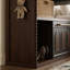Armoire de rangement rétractable de style français