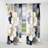 White Gold Hydrangea Blooms Heaven II - Traditional Velvet Curtain - Room Darkening - 1 Panel-107826584