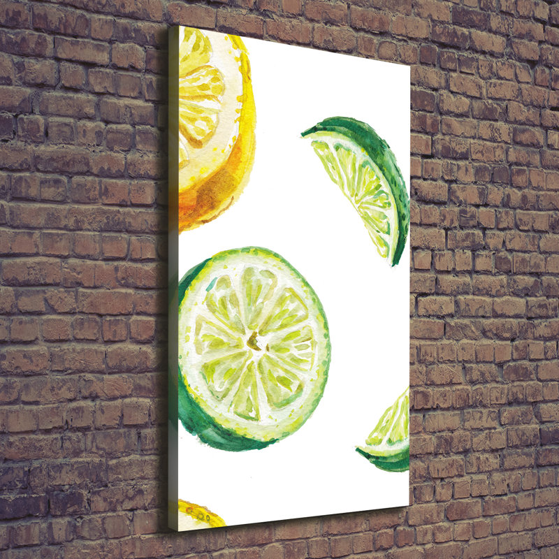 Limes And Lemons - Wrapped Canvas Print