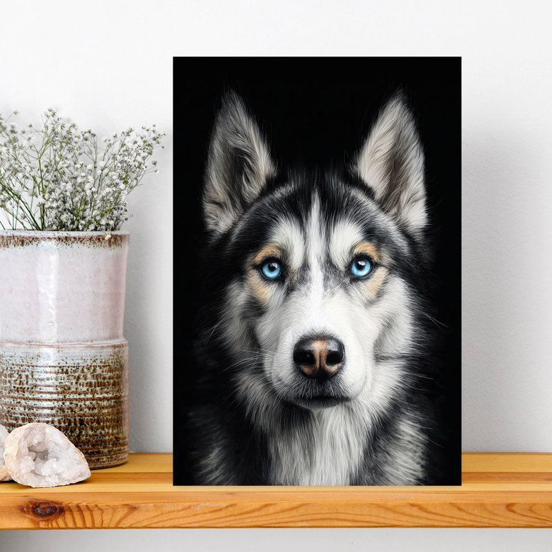 Husky Dog 1 Piece Wrapped Canvas Wall Art, 45.72 cm H x 30.48 cm W