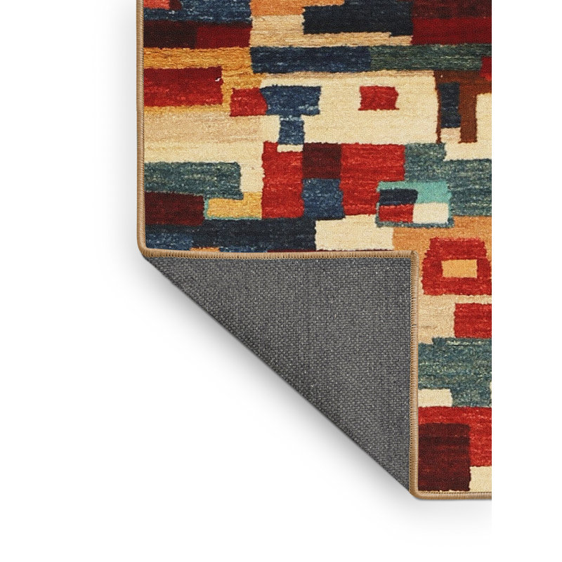 Abstract Indoor Rug, Rectangle 5' x 7'