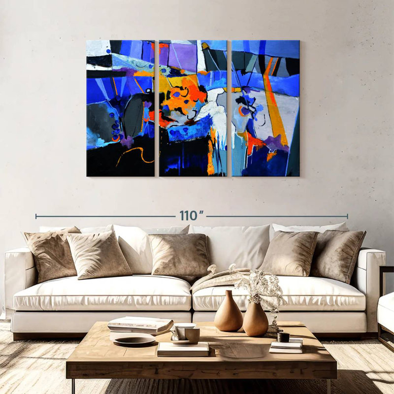 Avery Smile Abstract, H 48 po x l 74 po