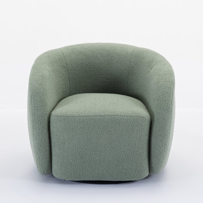 Upholstered Teddy Swivel Armchair