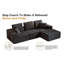 Canapé modulaire modulaire avec méridienne