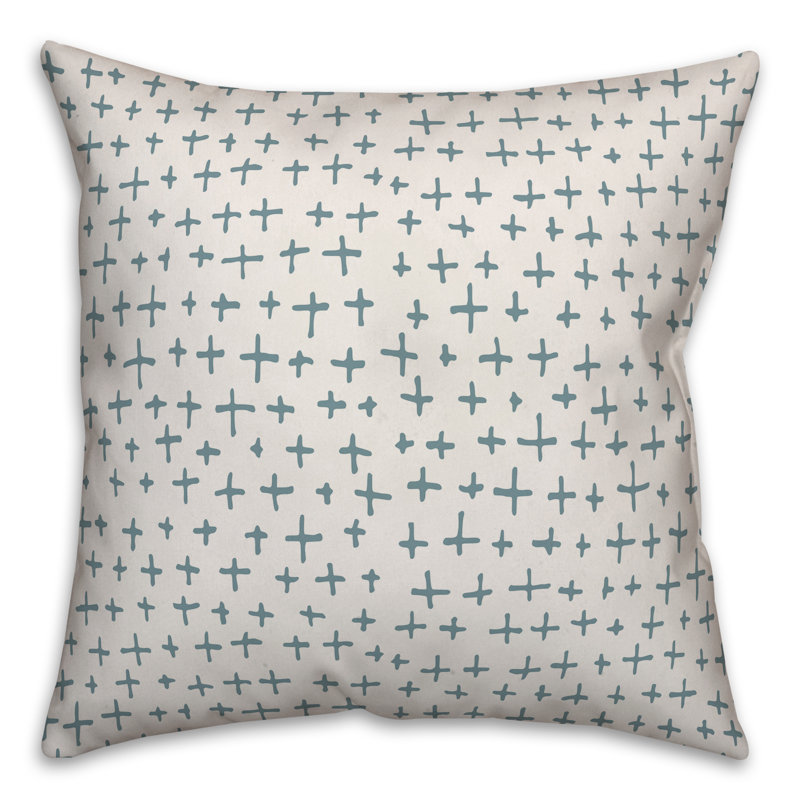 Coussin décoratif Plus, 16 po x 1 po, Bleu