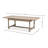 Equestrian Extendable Pine Solid Wood Dining Table