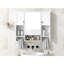 Armoire murale de salle de bain 35 po x 28 po avec miroir de qualité-447801498