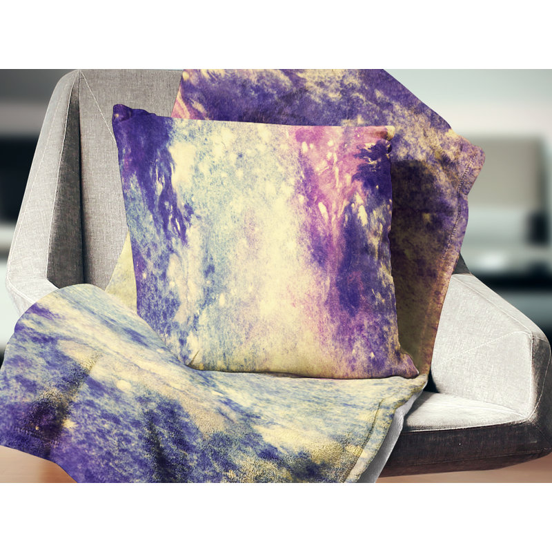  Coussin abstrait, 18 po x 18 po, Carré