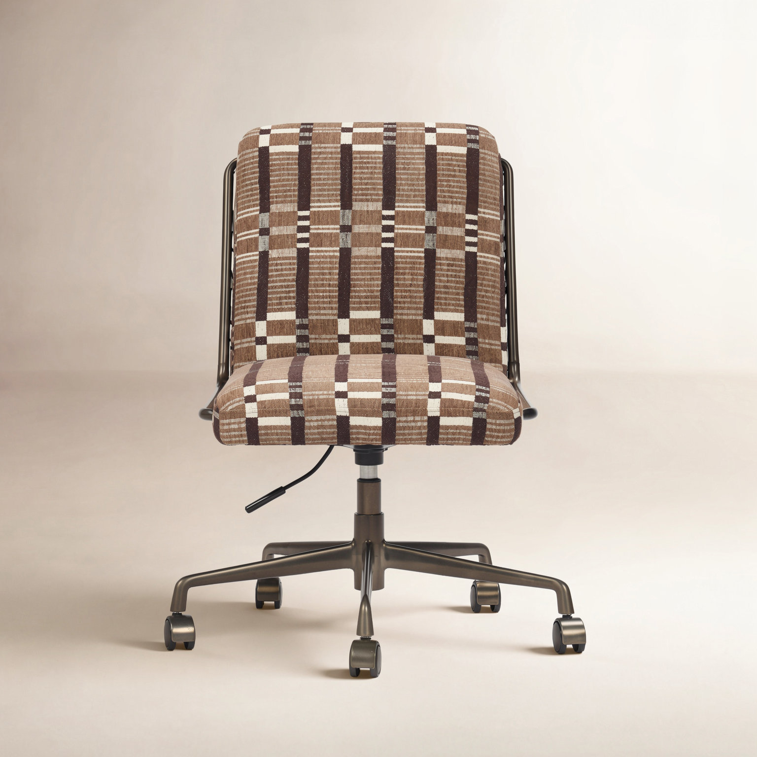 Armless Office Chair, Sandhill Cocoa