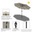 Parasol de marché éclairé 10 pi Shelyn-1415505168