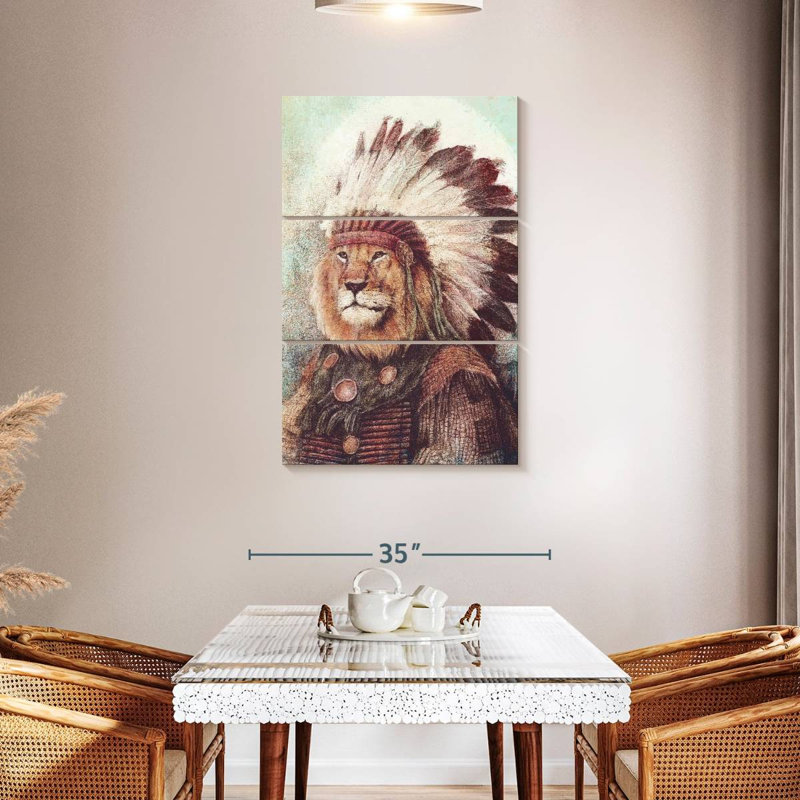 Ketti Chief I, 45" H x 28" W