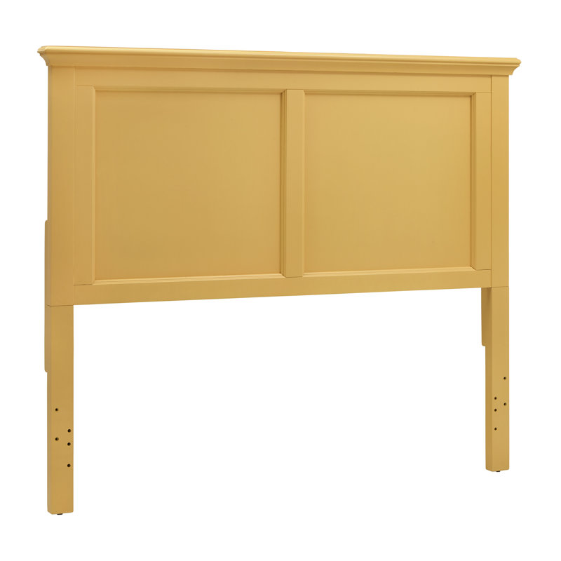 Tête de lit à panneau Jazmond, Jaune, Grand