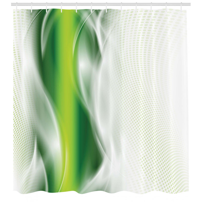 Aaron Shower Curtain with Hooks Included, 69" H x 105" W