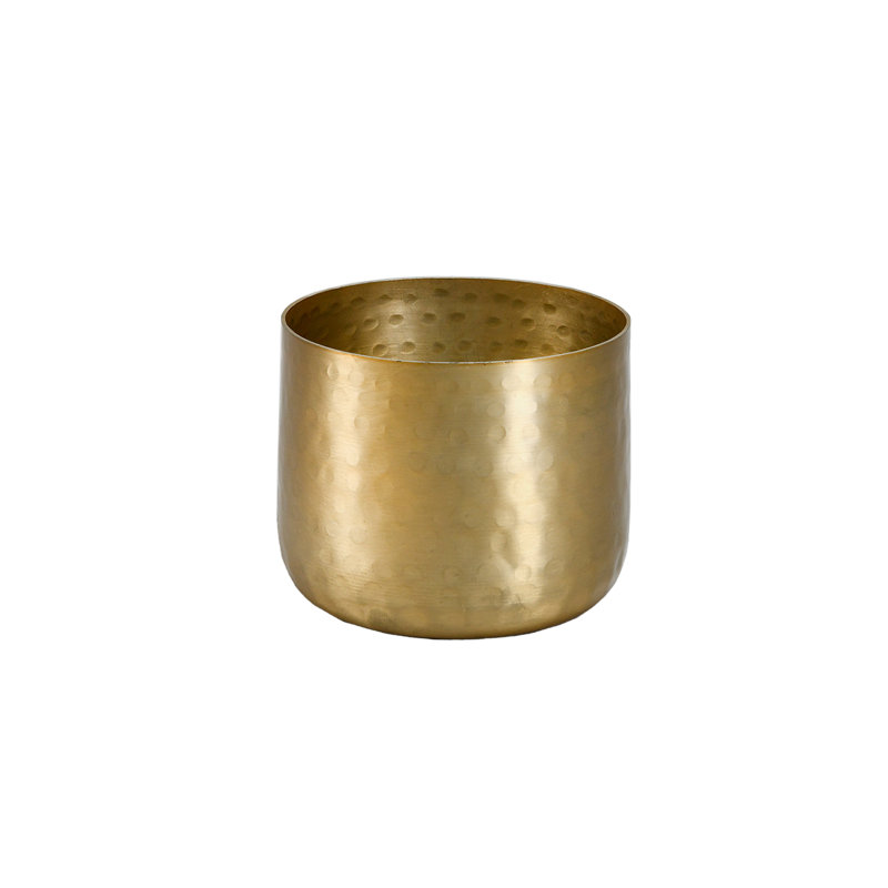 Radim Metal Pot Planter,  4"H x 5"W x 5"D