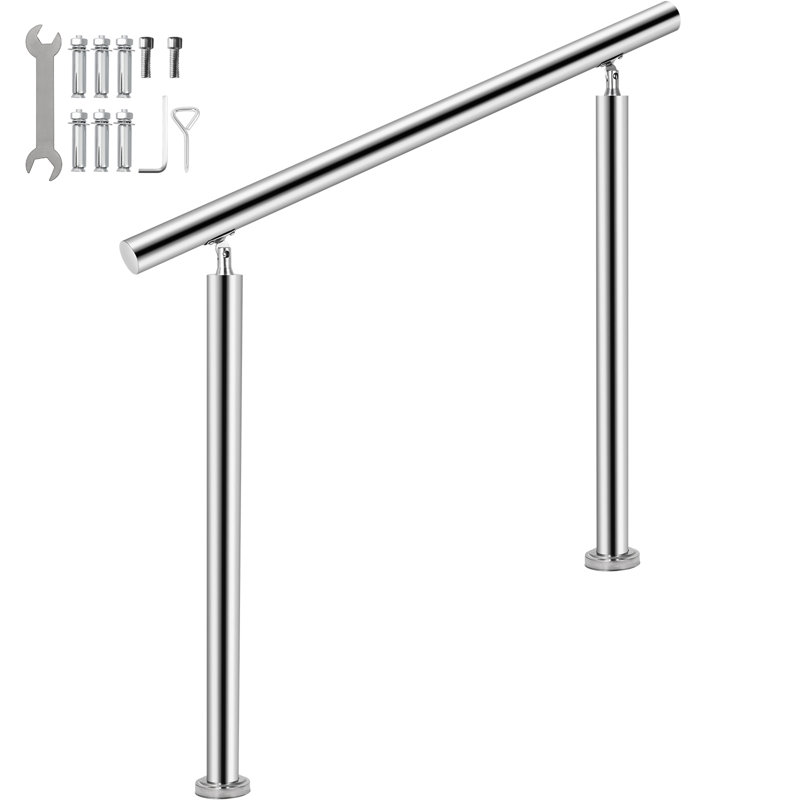Handrail for Outdoor Step, 33.50"H x 40"W x 3"D