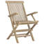 Chaise de patio pliante en teck-133970621