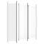 Paravent 5 panneaux vidaXL en tissu blanc 98,4 "x 86,6"-88446018-88446024-94826620