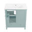 Meuble-lavabo de 30 pouces avec lavabo, armoire multifonctionnelle avec portes et tiroir, panneau de fibres à densité moyenne durable et structure solide-1861355511