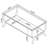 Chrome 3-piece Coffee Table Set
